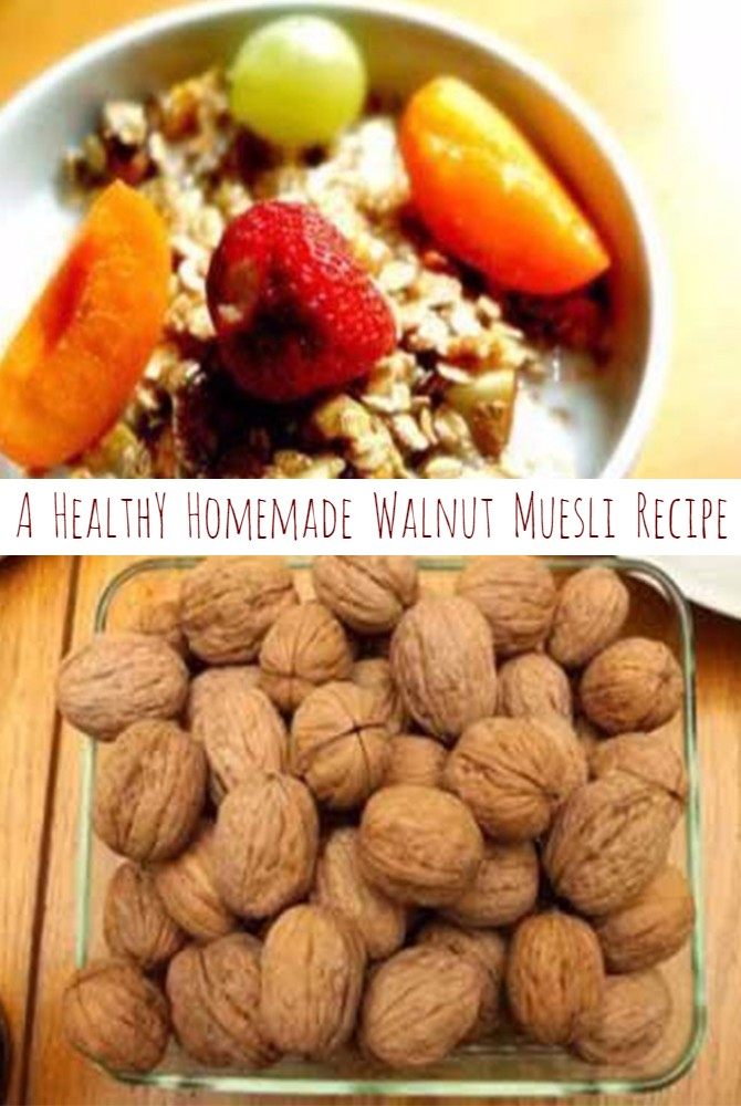 How to Make a Healthier Homemade Muesli with Walnuts
