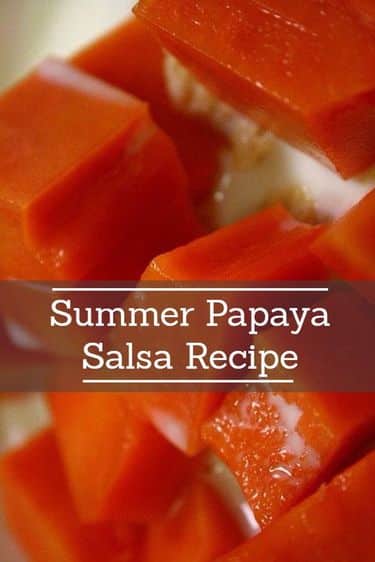 Papaya Salsa and Ripe Papaya Salad Recipes