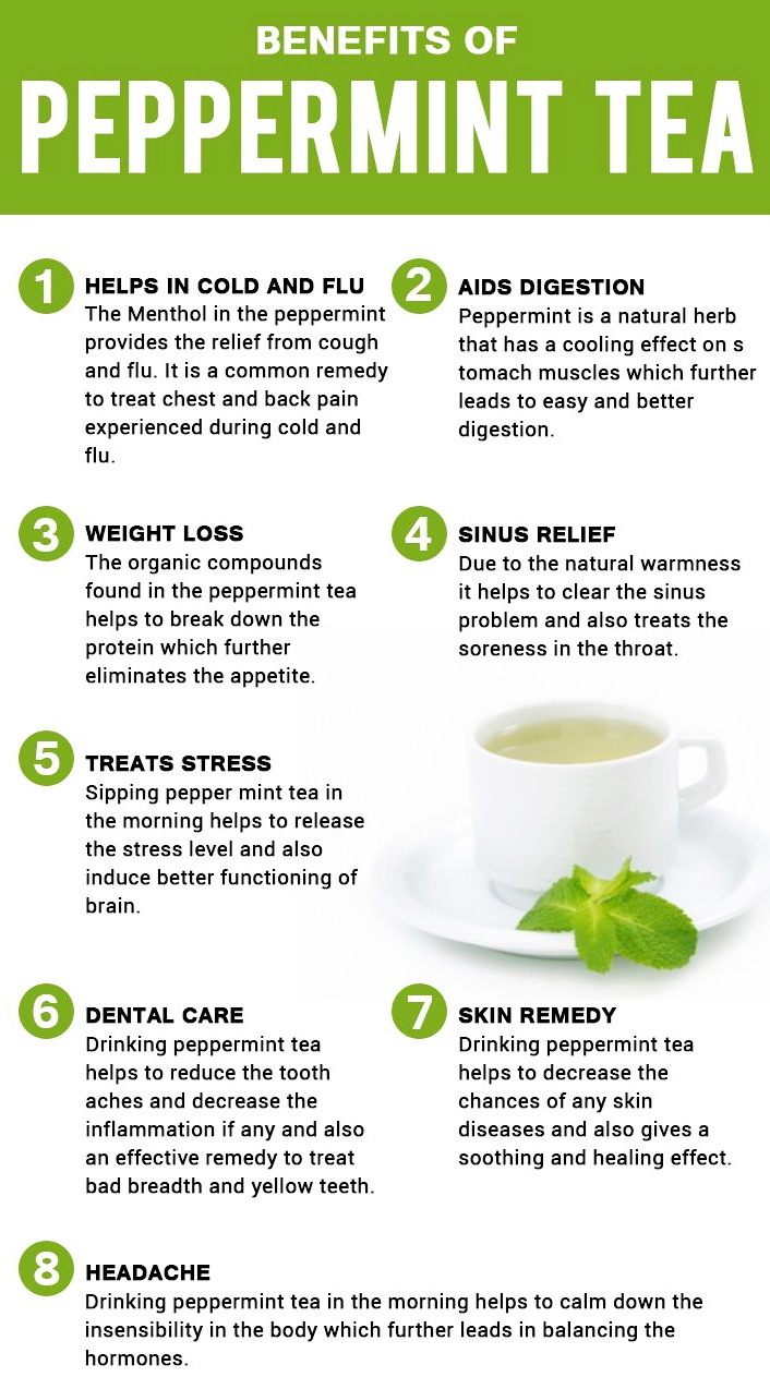 Peppermint tea benefits